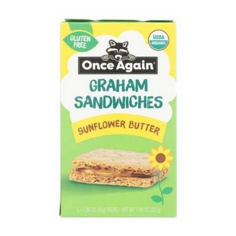 Once Again, Organic Gram Sandwich Sunflower Butter, 7.95 Oz (Case Of 6) Once Again