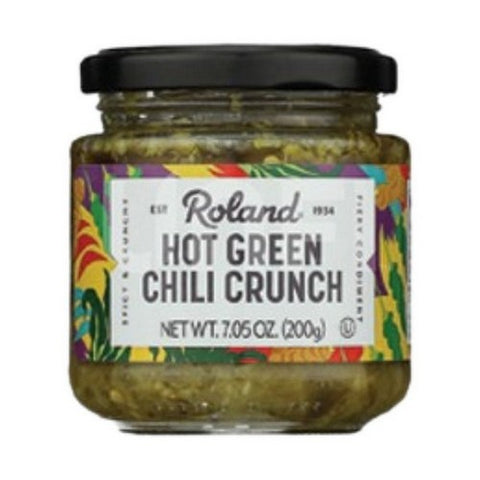 Roland, Hot Green Chili Crunch, 7.05 Oz (Case Of 6)