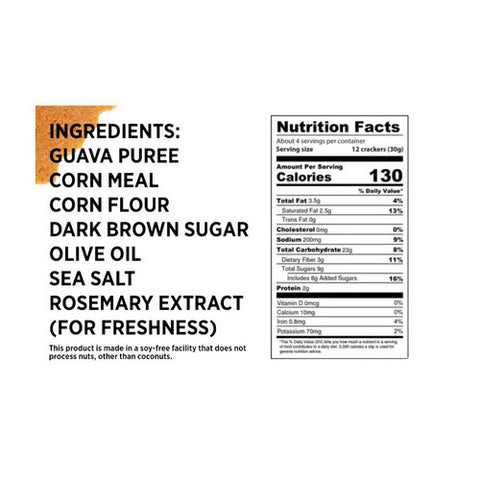 Craize, Guava Toasted Corn Crackers, 4 Oz(Case Of 6)