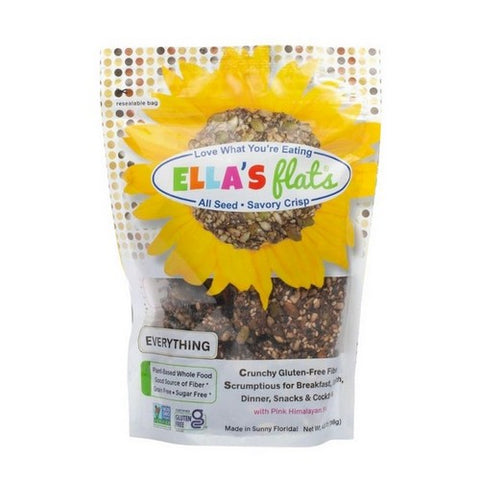 Ellas Flats, Everything All Seed Savory Crisp, 4.8 Oz (Case Of 6)