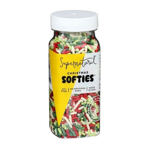 Supernatural, Christmas Softies Sprinkles, 3 Oz (Case Of 6)