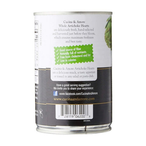 Cucina & Amore, Artichokes Whole In Brine, 14 Oz (Case Of 6)