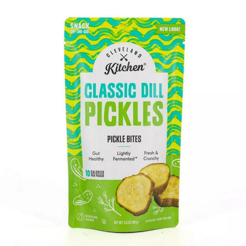 Cleveland Kitchen, Classic Dill Pickle Chips, 3.5 Oz (Case Of 12)