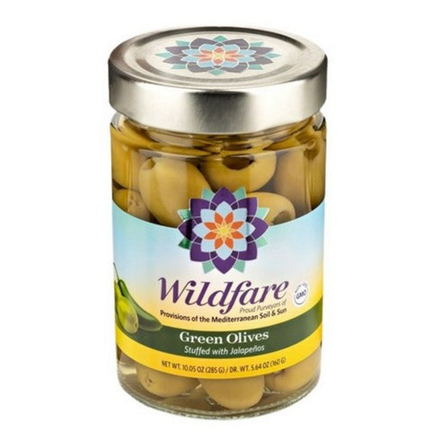 Wildfare, Olives Green Stuffed Jalapeno, 10.05 Oz (Case Of 6)