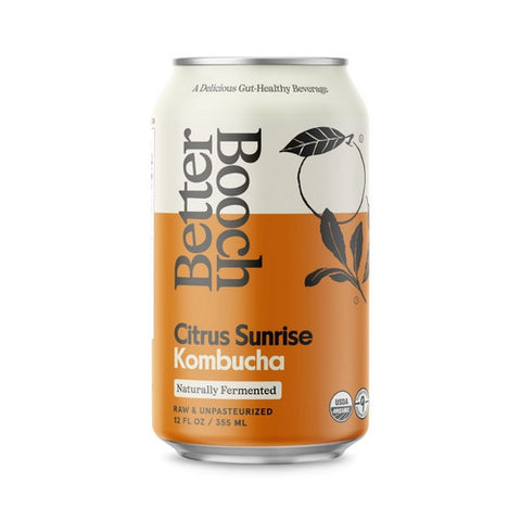 Better Booch, Citrus Sunrise Kombucha, 12 Oz (Case Of 12)