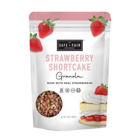 Safe Plus Fair Food Company, Strawberry Shortcake Granola, 12 Oz (Case Of 6)