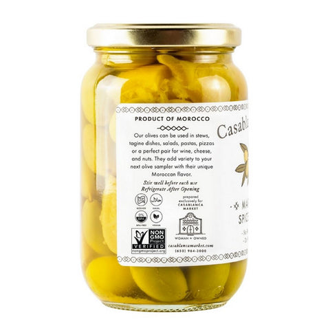 Casablanca Market, Marrakesh Spiced Olives, 10.5 Oz (Case Of 6)