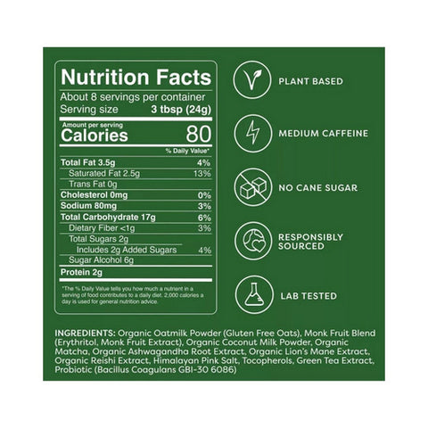 Clevr, Instant Superlatte Matcha, 6.8 Oz (Case Of 6)