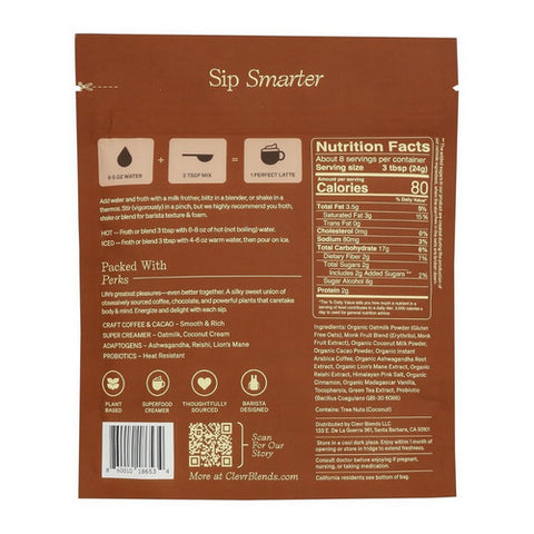 Clevr, Instant Superlatte Mocha, 6.8 Oz (Case Of 6)