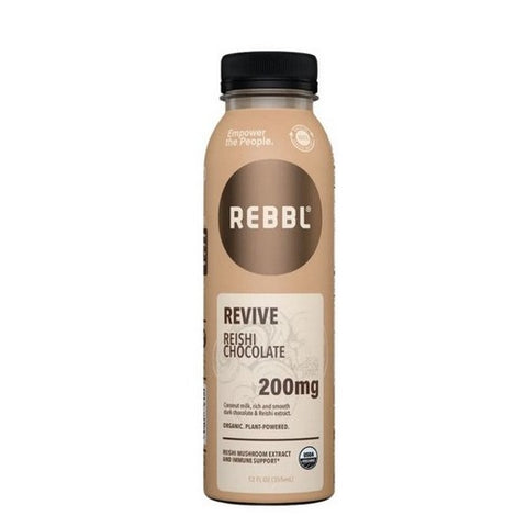 Rebbl, Organic Super Herb Elixir Reishi Chocolate, 12 Oz (Case Of 12)