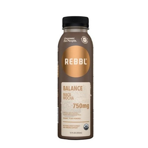 Rebbl, Organic Maca Mocha Coconut Milk Super Herb Elixir, 12 Oz (Case Of 12)