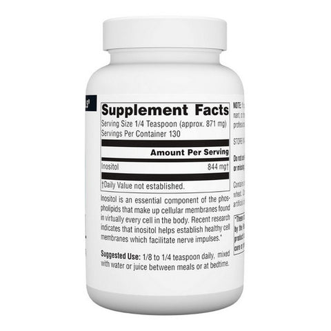Source Naturals, Pure Inositol, Powder 4 Oz