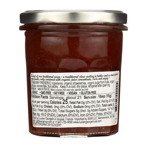 Lucienne, Organic Strawberry Fruit Spread, 11.28 Oz (Case Of 6)