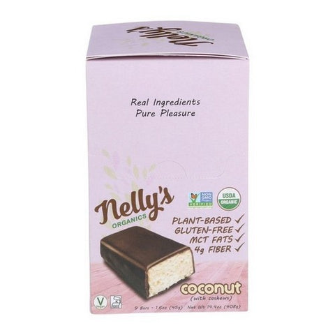 Nelly's Organics, Organic Coconut Candy Bar, 1.6 Oz (Case Of 9)