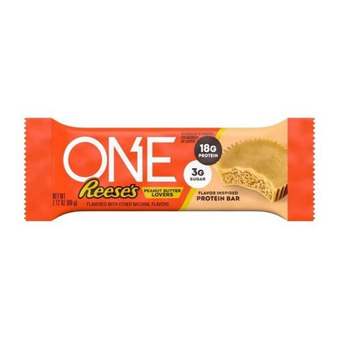 Onebar, Reeses Peanut Butter Lover Protein Bar, 2.12 Oz (Case Of 12)