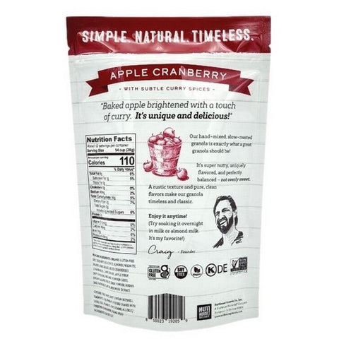 Nuthouse Granola, Granola Apple Cranberry, 12 Oz (Case Of 6)