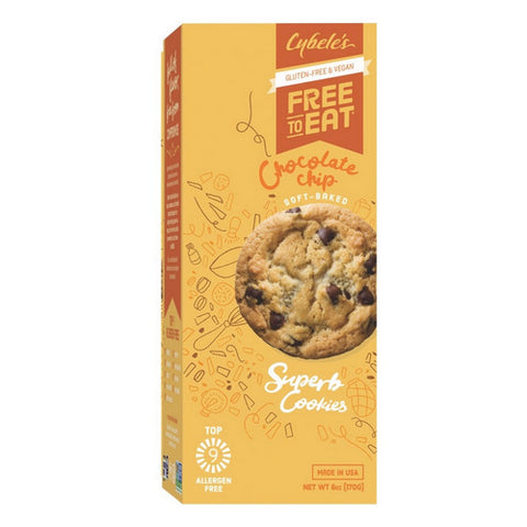 Cybeles, Chocolate Chip Cookies, 6 Oz (Case Of 6)