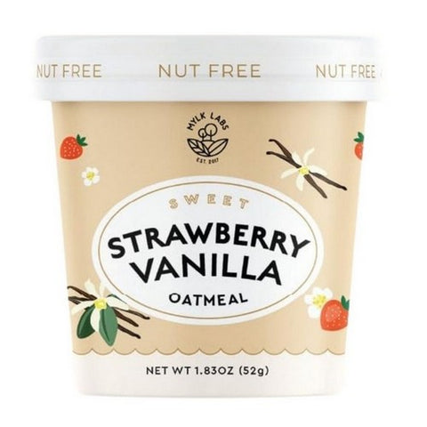 Mylk Labs, Strawberry Vanilla Oatmeal, 1.87 Oz (Case Of 6)