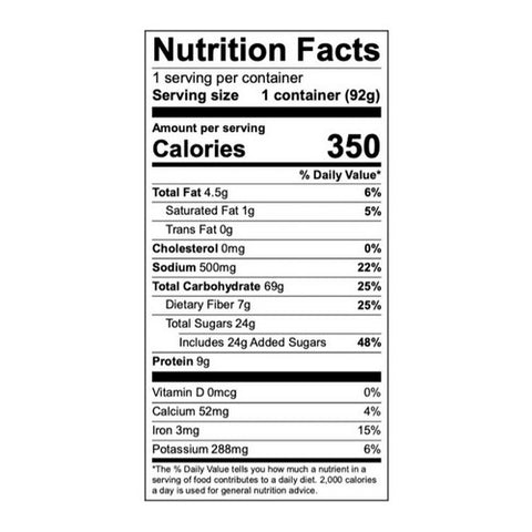 Anthem, Anthem Oatmeal Cup Whole Grain Vanilla Chai, 3.25 Oz (Case Of 6)