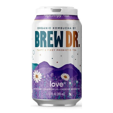 Organic Love 12 Oz X 4 Count (Case Of 6) by Brew Dr Kombucha