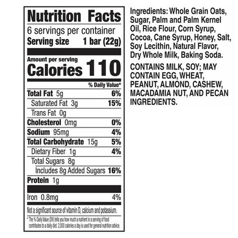 Nature Valley, Crunchy Dipped Chocolate Granola Squares, 4.68 Oz (Case Of 6)