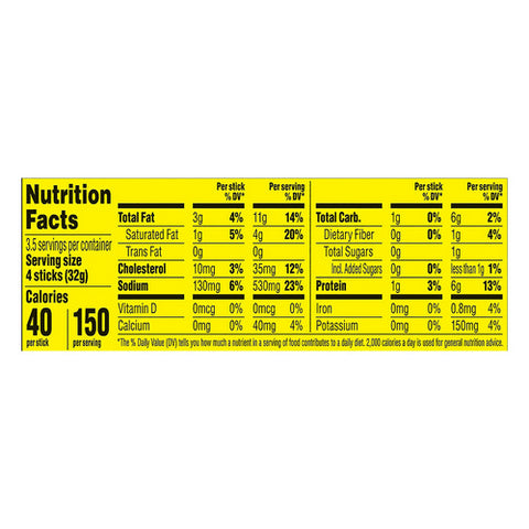 Slim Jim, Original Smoked Snack Stick Snack Size, 3.92 Oz (Case Of 7)