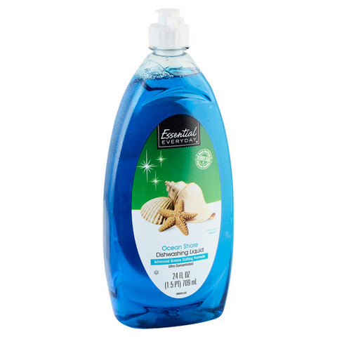 Essential Everyday, Ocean Shore Dishwashing Liquid, 24 Oz (Case Of 9)
