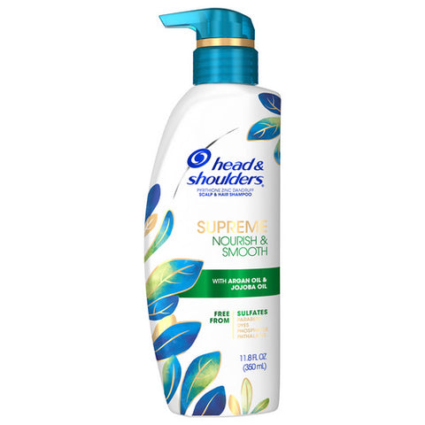 Head & Shoulders, Dandruff Shampoo Supreme Nourish And Smooth, 11.8 Oz (Case Of 6)