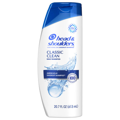 Head & Shoulders, Classic Clean Anti Dandruff Daily Shampoo, 20.7 Oz (Case Of 4)