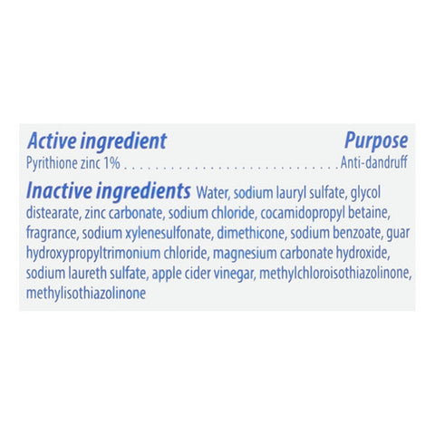 Head & Shoulders, Apple Cider Vinegar Anti Dandruff 2-In-1 Shampoo And Conditioner, 12.5 Oz (Case Of 6)