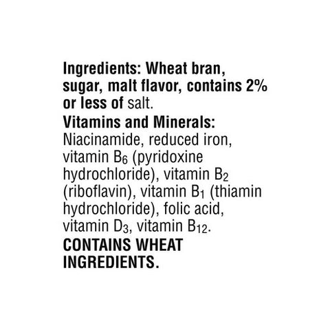 Kellogg's, Original All Bran Cereal, 18.6 Oz (Case Of 8)