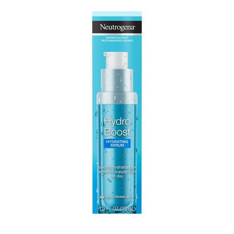Neutrogena, Hydro Boost Hydrating Hyaluronic Acid Face Serum, 1 Oz (Case Of 3)
