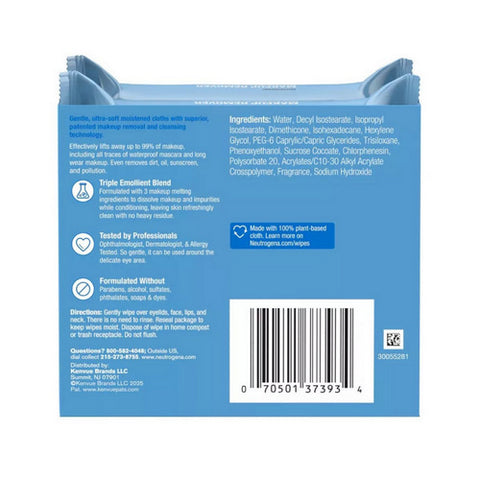 Neutrogena, Makeup Remover Wipes And Face Cleansing Towelettes, 50 Count (Case Of 4)