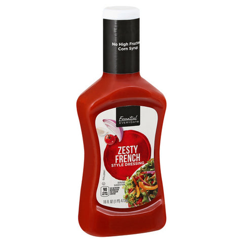 Essential Everyday, Zesty French Style Dressing, 16 Oz (Case Of 6)