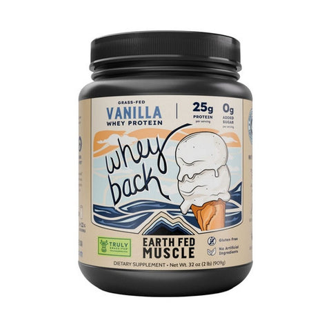Earth Fed Muscle, Earth Fed Muscle Grass Fed Whey Isolate, 2 Lbs