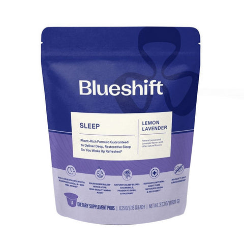 Blueshift Nutrition, Sleep Lemon Lavender, 3.64 Oz X 14 Count