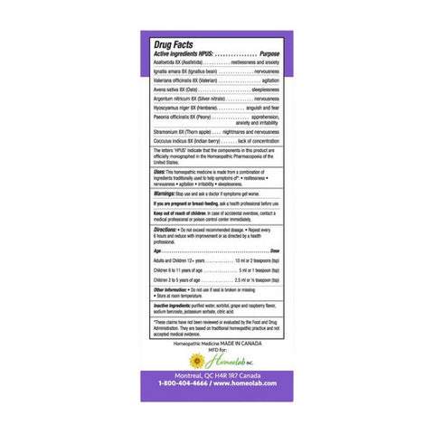 Homeolab, Real Relief Calming Syrup, 3.4 Oz