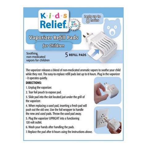 Homeolab, Kids Relief Waterless Vaporizer Refills, 1 Count