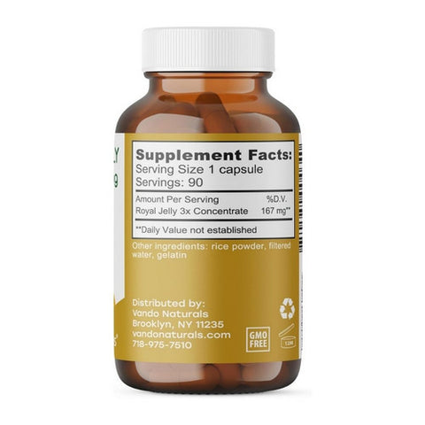 Apihaus, Royal Jelly, 500 Mg, 90 Capsules