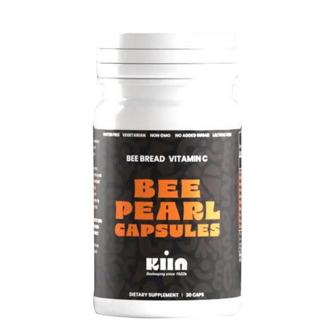 Kiin, Bee Pearl Capsules Bee Bread Vitamin C, 30 Capsules