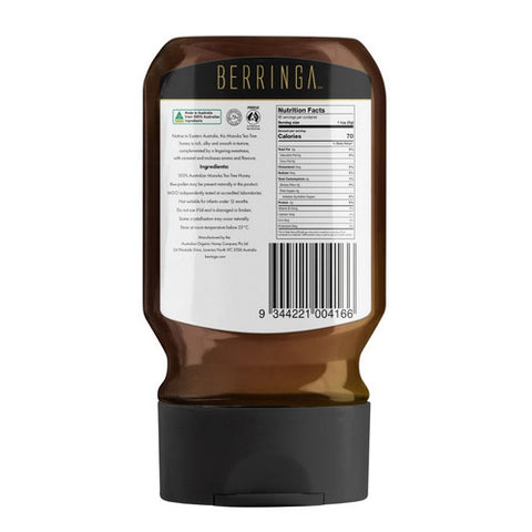 Berringa, Australian Tea Tree Manuka Honey MGO 150 Squeeze, 400 Grams