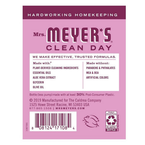 Mrs. Meyers Clean Day, Peony Hand Soap, 12.5 Oz