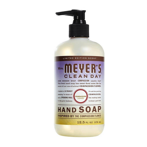 Mrs. Meyers Clean Day, Compassion Flower Hand Soap, 12.5 Oz