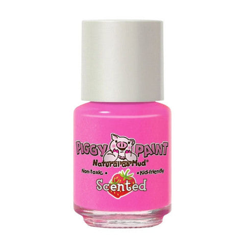 Piggy Paint, Sassy Strawberry Scented Nail Polish, 0.25 Oz Piggy Paint