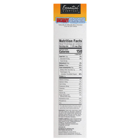 Essential Everyday, Berry Crunch Cereal, 13 Oz (Case Of 14)