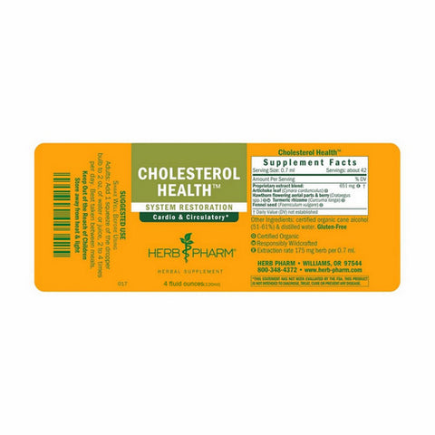 Herb Pharm, Healthy Cholesterol Tonic, 4 Oz