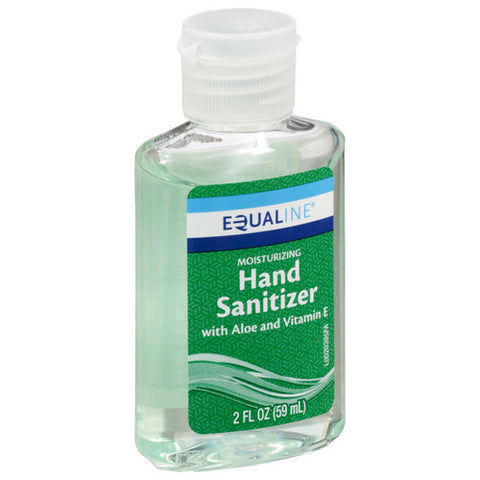 Equaline, Moisturizing Hand Sanitizer With Aloe And Vitamin E, 2 Oz (Case Of 48)