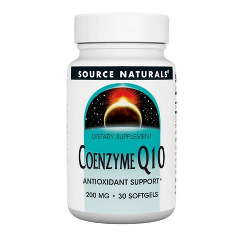 Source Naturals, Coenzyme Q10, 200 MG, 30 Softgel