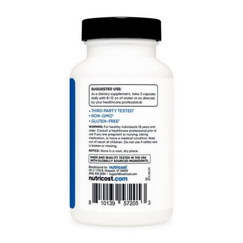 Nutricost, Nitric Oxide Booster, 2250 Mg, 90 Caps