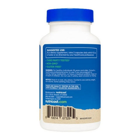 Nutricost, Saw Palmetto, 500 Mg, 120 Caps